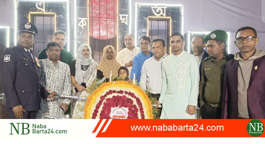 মধুখালীতে অমর একুশের প্রথম প্রহরে ভাষা শহীদদের প্রতি বিনম্র শ্রদ্ধা