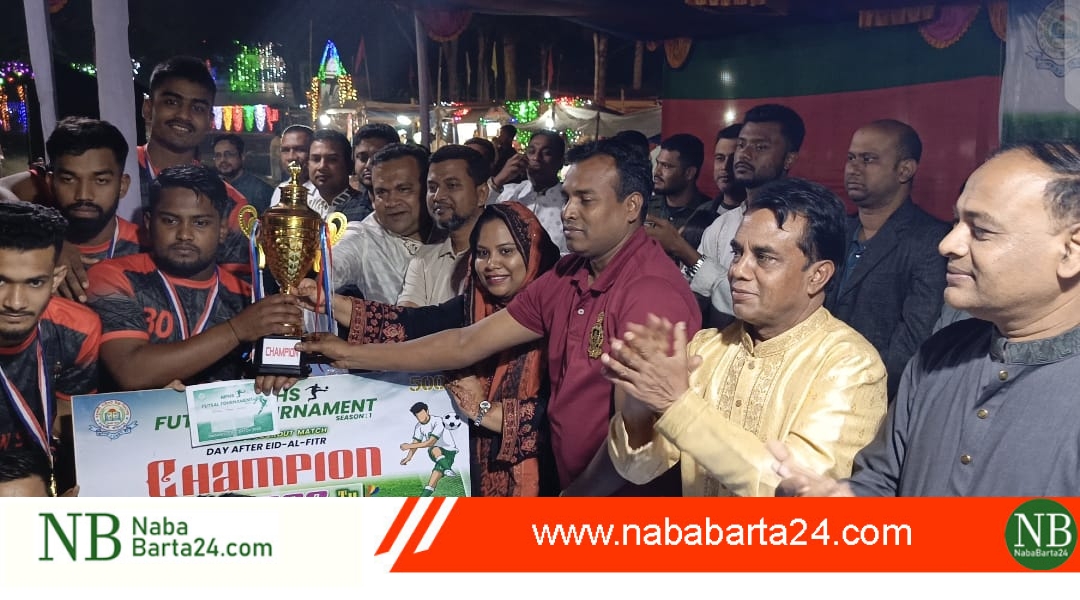 মধুখালীতে ঈদ পরবর্তী ১৬ দলীয় নাইট শর্টবার ফুটবল টুর্নামেন্টের জমজমাট সমাপ্তি