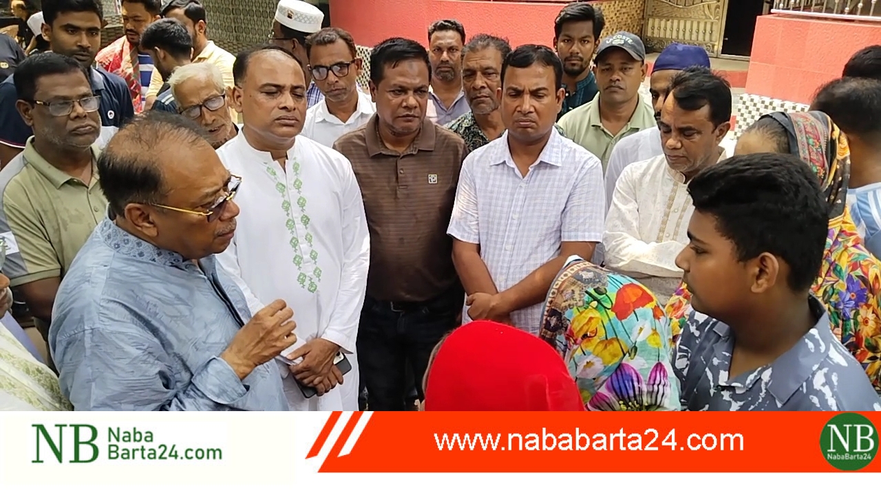 মধুখালীতে ডিবি হেফাজতে চিকিৎসাধীণ অবস্থায় নিহত ছাত্রলীগ কর্মী  প্রান্তের বাড়িতে সাবেক সংসদ খন্দকার নাসির