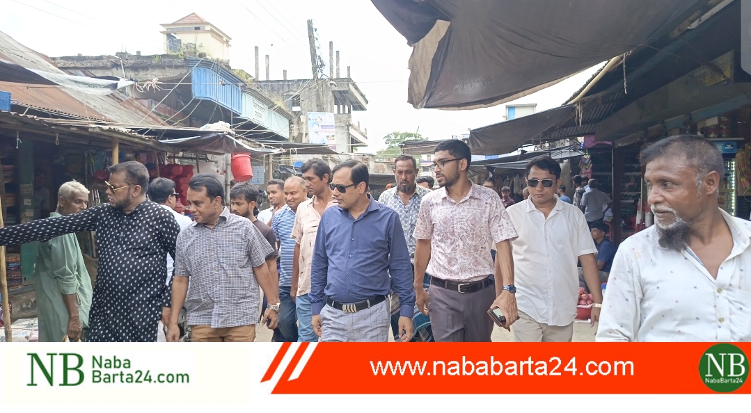 মধুখালী বাজার পরিদর্শনে নবনিযুক্ত ইউএনও, অবৈধ স্থাপনা উচ্ছেদের ঘোষণা